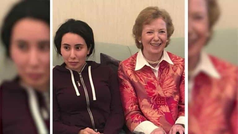 ماري روبنسون والشيخة لطيفة watanserb.com