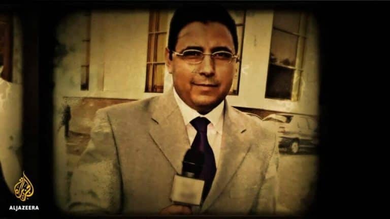 اول ظهور لمراسل الجزيرة محمود حسين watanserb.com