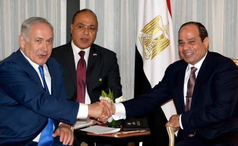 نتنياهو في ضيافة السيسي watanserb.com