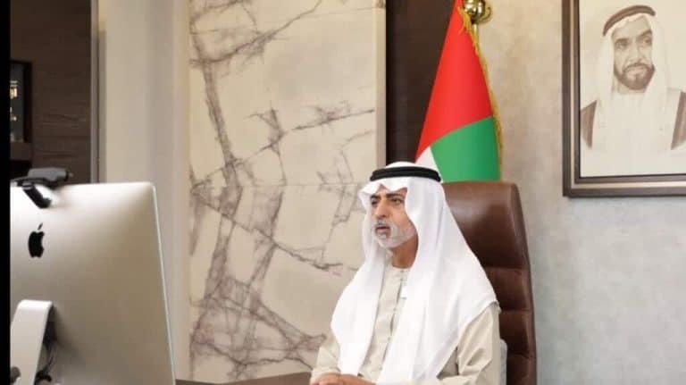 وزير التسامح الإماراتي نهيان بن مبارك يثير الجدل بأحدث ظهور بعد فضيحة التحرش الشهيرة وزير التسامح الاماراتي watanserb.com
