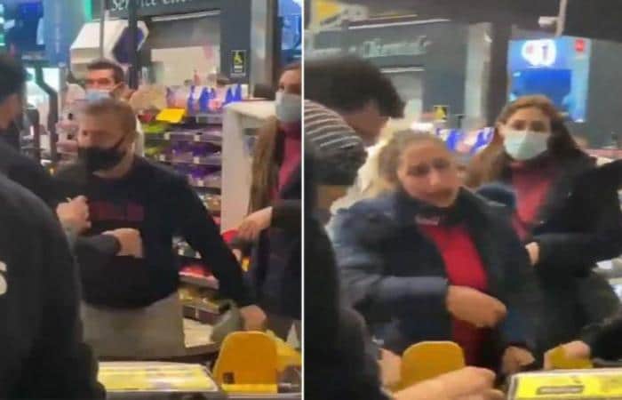 مأساة حقيقية في لبنان.. “شاهد” شجار عنيف داخل مركز تجاري بسبب “عبوة حليب”! شجار في مجمع تجاري في لبنان watanserb.com