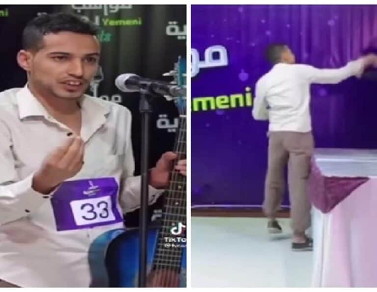 مشترك يمني يعتدي على هيئة التحكيم watanserb.com