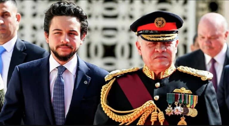الملك والملكة إلى الحجر 5 أيام .. ولي العهد الأردني يصاب بكورونا رغم تلقيه اللقاح إصابة ولي العهد الأردني بكورونا watanserb.com