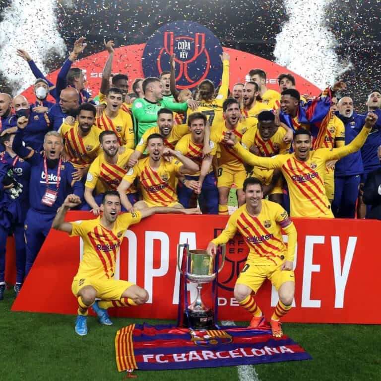 الاحتفال بكأس ملك إسبانيا watanserb.com