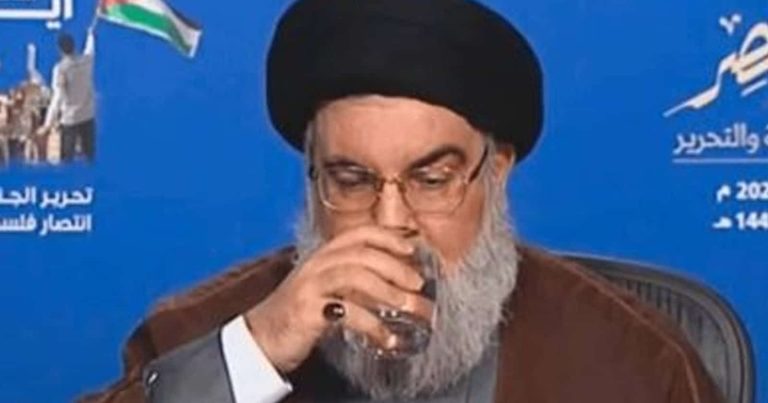 حسن نصرالله يثير التكهنات حول صحته في خطابه الأخير: هل هو مصاب بكورونا؟! خطاب حسن نصرالله watanserb.com