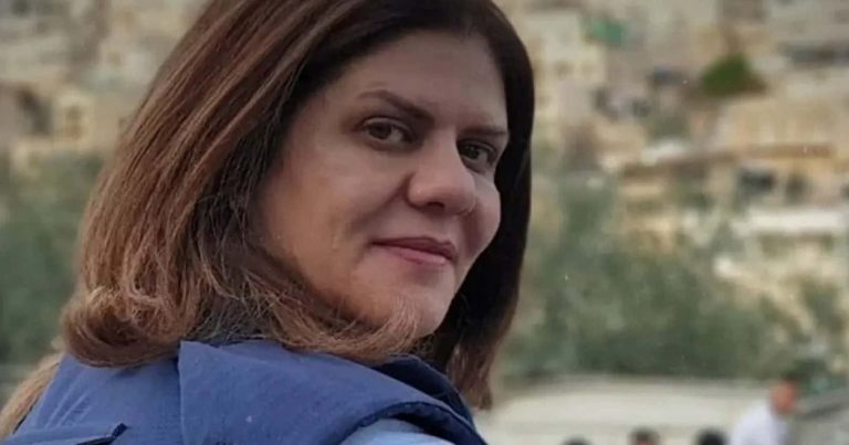 مستوطنة وشيرين أبو عاقلة watanserb.com
