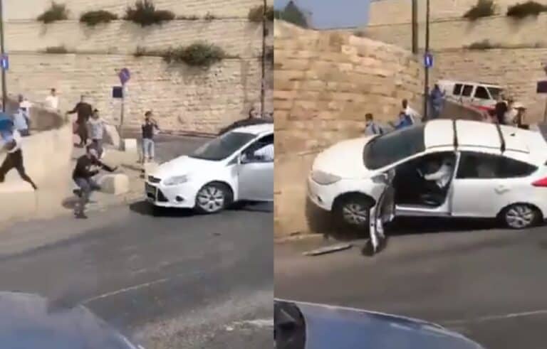 تزامناً واقتحام الأقصى الوحشي .. شاهد لحظة قيام مستوطن بدهس شاب فلسطيني في القدس! مستوطن يدهس شاباً فلسطينيا قرب باب الأسباط تزامناً واقتحام الأقصى watanserb.com