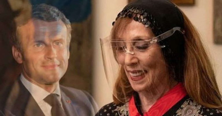 صورة فيروز مع ماكرون watanserb.com