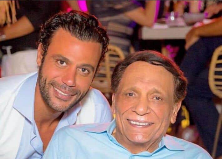 عادل إمام وابنه محمد