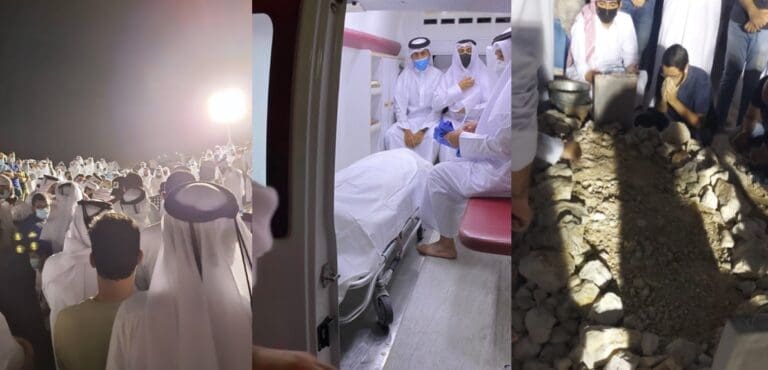 قطر تحتضن جثمان آلاء الصديق .. القطريون أكرموها بجنازة حاشدة قبل دفنها (شاهد) جنازة آلاء الصديق في قطر watanserb.com