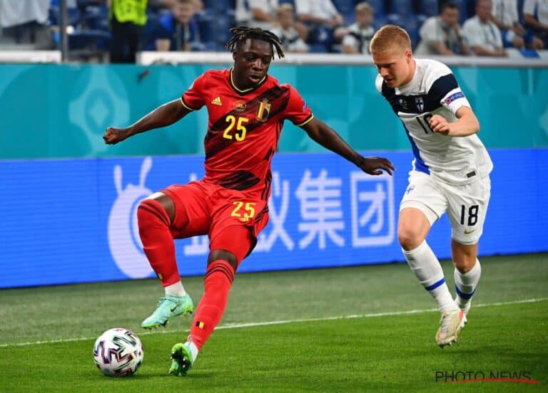 بلجيكا يقسو على فنلندا بثنائية نظيفة ويتأهل إلى الثمن النهائي من بطولة اليورو منتخب بلجيكا وفنلندا watanserb.com