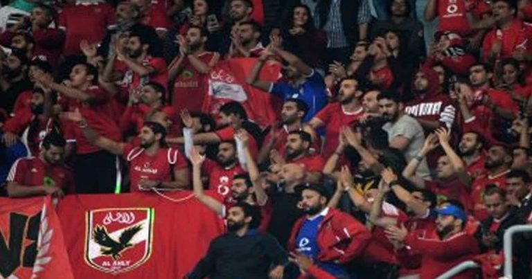 محمد صلاح وجماهير الأهلي watanserb.com