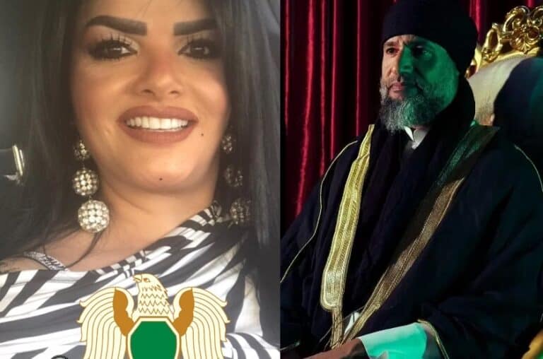 حارسة القذافي سابقاً تفتح النار على سيف الإسلام (شاهد) جميلة المحمودي سكرتيرة وحارسة القذافي الخاصة تهاجم ظهور سيف الإسلام الاخير watanserb.com