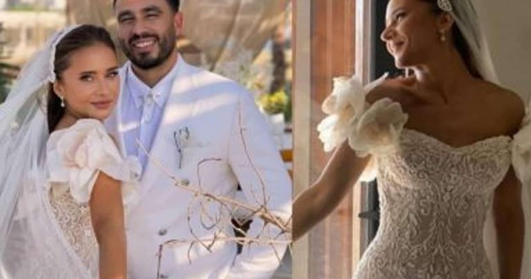 سعر فستان زفاف نيللي كريم مكشوف الصدر يثير الجدل فستان زفاف نيللي كريم watanserb.com