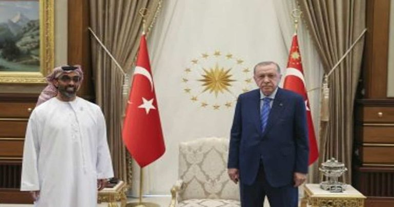 زيارة طحنون بن زايد إلى تركيا watanserb.com