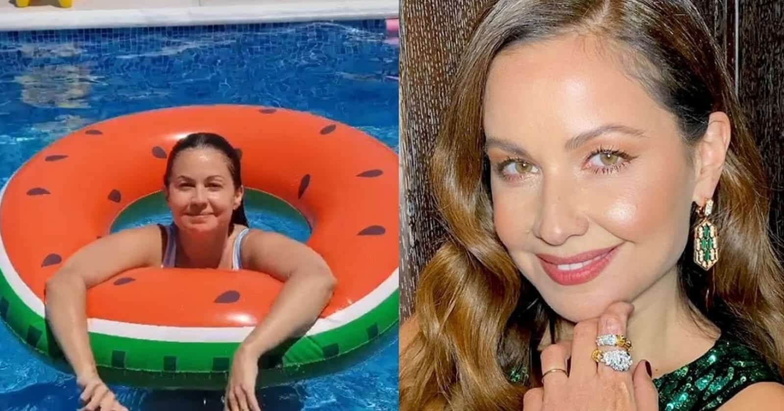 ريا أبي راشد بالمايوه