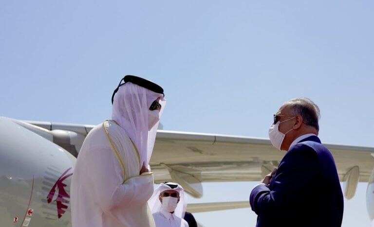أمير قطر والسيسي watanserb.com