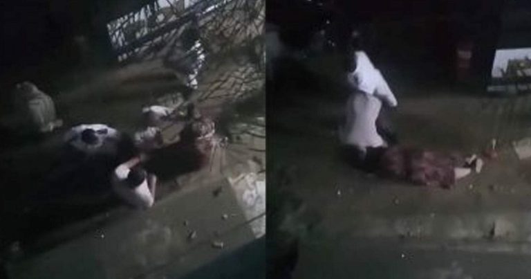 اعتداء وسحل سيدة مصرية watanserb.com