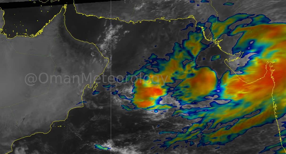 احتمال تشكل حالة مدارية في بحر العرب