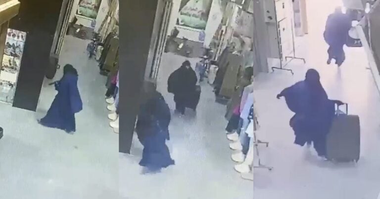 ولا في الأفلام .. سطو مسلح بالنقاب على محل مجوهرات في طولكرم بفلسطين! (شاهد) سطو مسلح بالنقاب watanserb.com