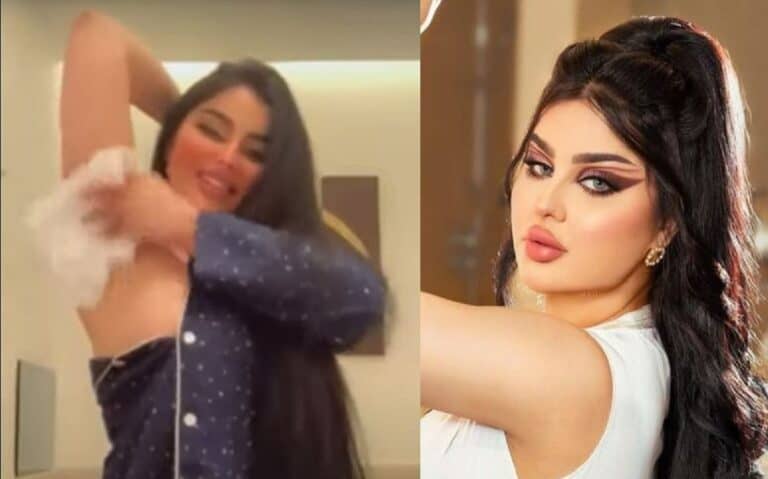 مودل شمس العراقية تصدم جمهورها بفيديو خلعت فيه بجامتها أمامهم وما فعلته غير متوقع! (شاهد) العراقية مودل شمس تمسح إبطها أمام الجمهور watanserb.com