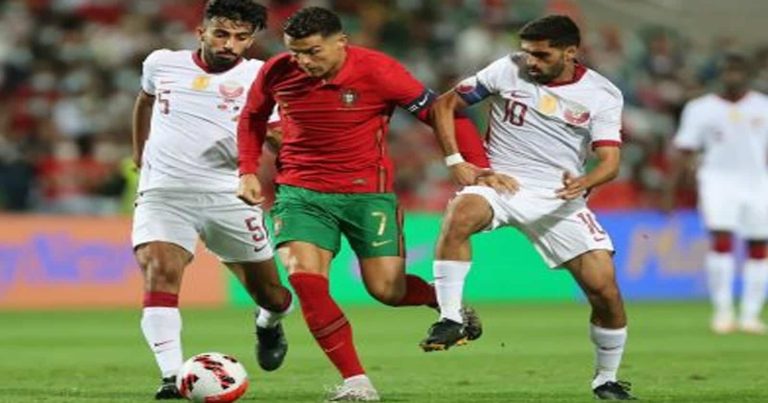 منتخب البرتغال يفوز على قطر بالثلاثية النظيفة (شاهد) منتخب البرتغال وقطر في تصفيات كأس العالم 2022 watanserb.com