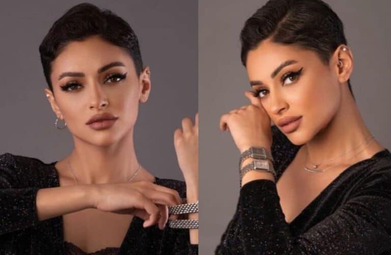 شوق الهادي بإطلالة جريئة من دبي watanserb.com
