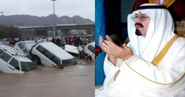ملك السعودية وإعصار جونو watanserb.com