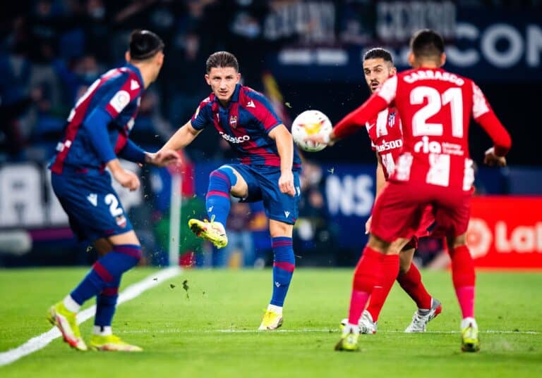 أتلتيكو مدريد يتعادل مع ليفانتي بهدفين لكليهما في منافسات الدوري الإسباني watanserb.com