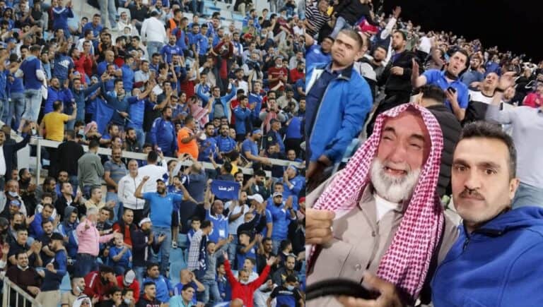 دموع مشجع أردني مسن تثير تعاطف الأردنيين .. لماذا بكى! (صورة) مشجع أردني مسن يبكي في المدرجات بعد فوز الرمثا أمام شباب الأردن watanserb.com