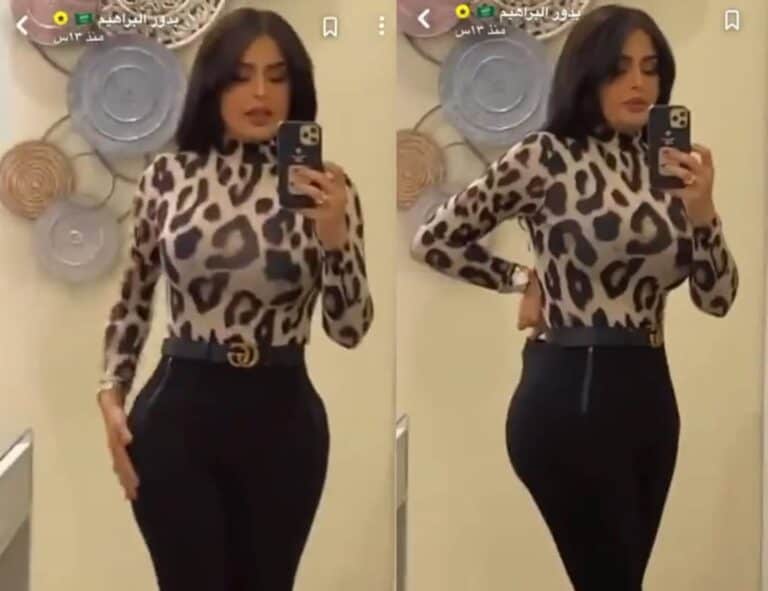 بدور البراهيم في فيديو مثير بعد إجرائها عملية نحت! بدور البراهيم بعد النحت watanserb.com