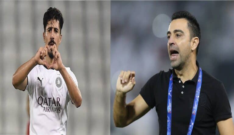 هل يضم تشافي النجم الجزائري بغداد بونجاح إلى برشلونة بعد تصريح بلماضي؟! مدرب منتخب الجزائري بلماضي والحديث عن مستقبل بغداد بونجاح مع السد بعد رحيل تشافي watanserb.com