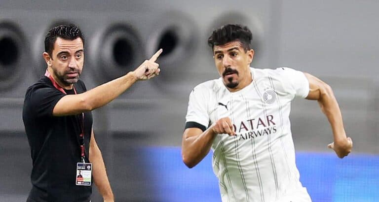 تشافي يطلب من برشلونة التعاقد مع الجزائري بونجاح في الميركاتو المقبل المدرب الإسباني تشافي وطلب التعاقد مع بغداد بونجاح watanserb.com