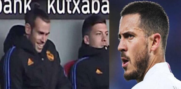 غضب جماهير ريال مدريد بعد تصرف غاريث بيل مع زميله إيدين هازارد watanserb.com