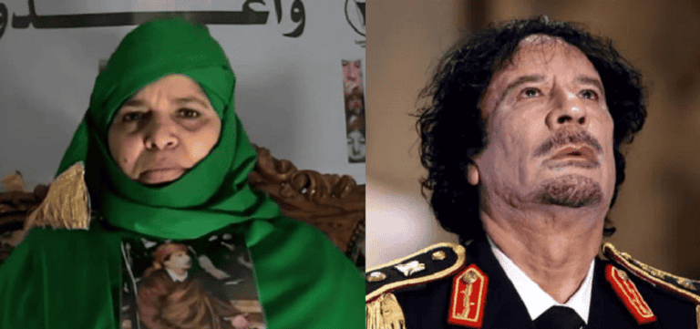 حارسة “القذافي” تفجر قنبلة مدوية: الزعيم على قيد الحياة ويقود المقاومة وهذا دليلي! حارسة "القذافي" تفجر قنبلة مدوية: الزعيم على قيد الحياة ويقود المقاومة وهذا دليلي watanserb.com