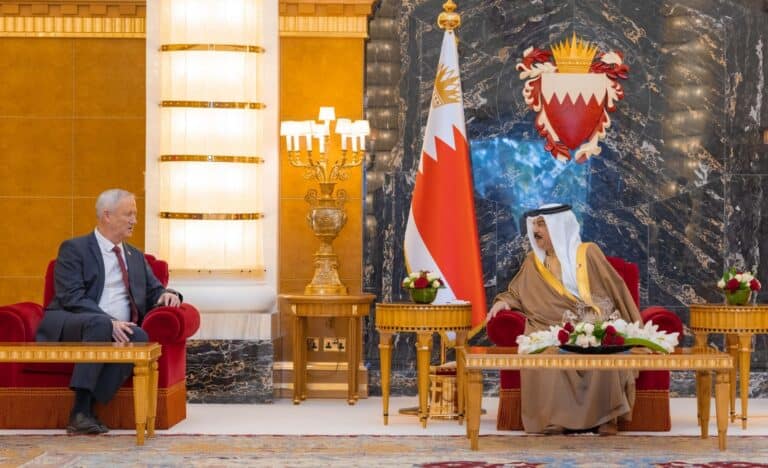 زيارة غانتس إلى البحرين watanserb.com