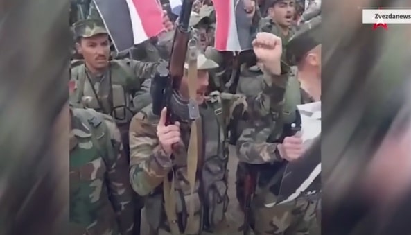 بشار يلبي نداء بوتين.. جنود سوريون يستعدون للسفر إلى روسيا (شاهد) مقاتلين سوريين ضد أوكرانيا watanserb.com