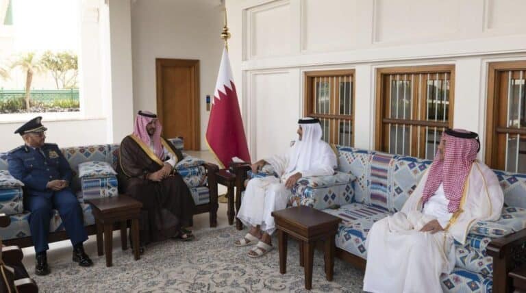 زيارة خالد بن سلمان لقطر watanserb.com