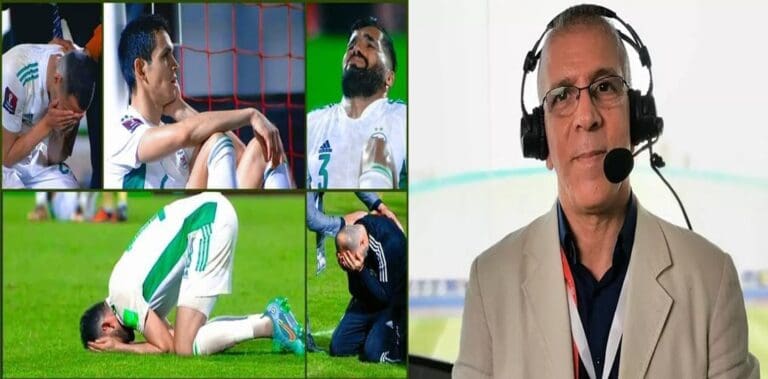 تغريده حفيظ دراجي بعد إقصاء منتخب الجزائر من التأهل لمونديال كأس العالم 2022 watanserb.com