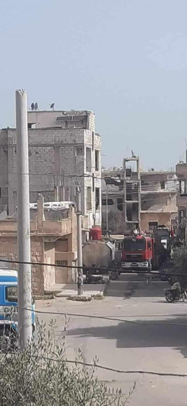 حريق درعا