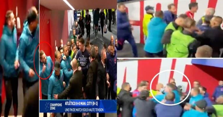 عراك بالأيدي بين لاعبي أتلتيكو مدريد ومانشستر سيتي في دوري أبطال أوروبا (شاهد) عراك بين لاعبي مانشستر سيتي وأتلتيكو مدريد في دوري أبطال أوروبا watanserb.com
