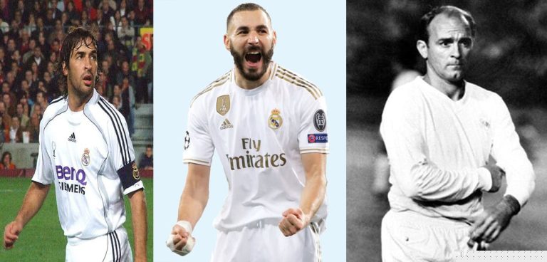 هداف ريال مدريد بنزيما يحطم رقم ألفريدو دي ستيفانو