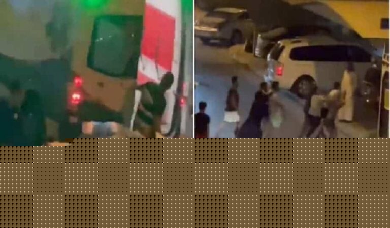 شاهد حصيلة مشاجرة "العدان" الدامية بين عائلتين في الكويت! (فيديو)