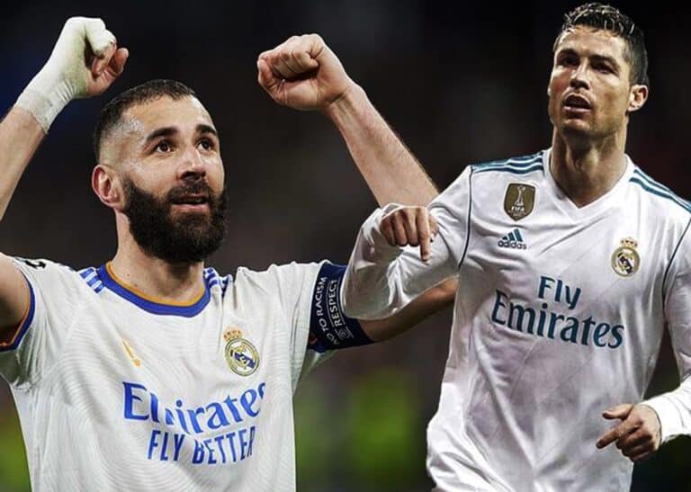 بنزيما يعادل رقم رونالدو بعد تسجيله الهاتريك في دوري أبطال أوروبا (شاهد) كريم بنزيما والهاتريك الثاني في دوري أبطال أوروبا watanserb.com