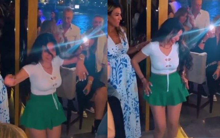 الراقصة دينا تتمايل بأقصر ميني جيب على أنغام حسين الجسمي (فيديو) الراقصة دينا تتمايل بأقصر ميني جيب على أنغام حسين الجسمي (فيديو) watanserb.com