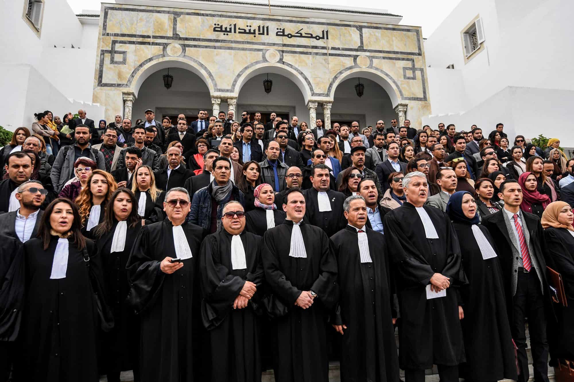 إضراب القضاة تونس watanserb.com