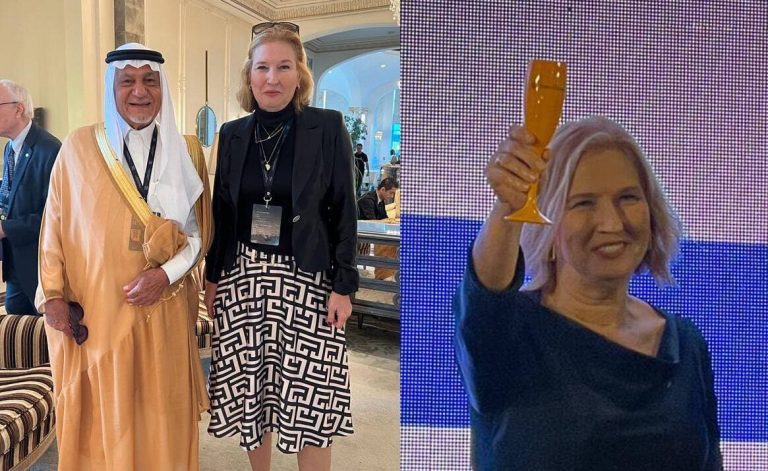 صور جديدة لتركي الفيصل مع تسيبي ليفني تثير جدلا تركي الفيصل مع تسيبي ليفني watanserb.com