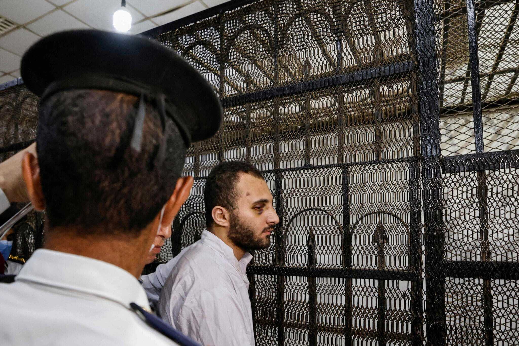 قاتل نيرة أشرف في المحكمة