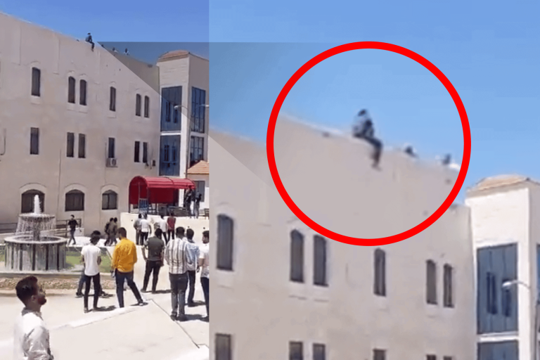 الأردن وفيديو الانتحار بجامعة الزرقاء.. نكشف هوية الطالب والظلم الذي تعرض له بسبب “سعودي” طالب أردني يحاول الانتحار في جامعة الزرقاء watanserb.com