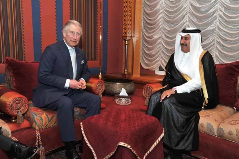 الامير تشارلز و حمد بن جاسم watanserb.com